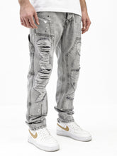 NODP Distressed Grey Jeans